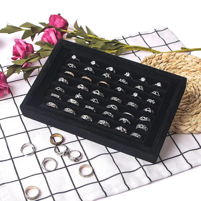 Jewelry Making Organizer - ジュエリーオーガナイザー リングホルダー ディスプレイトレイスタンド イヤリングや指輪の販売用 スタイリッシュな展示アクセサリー