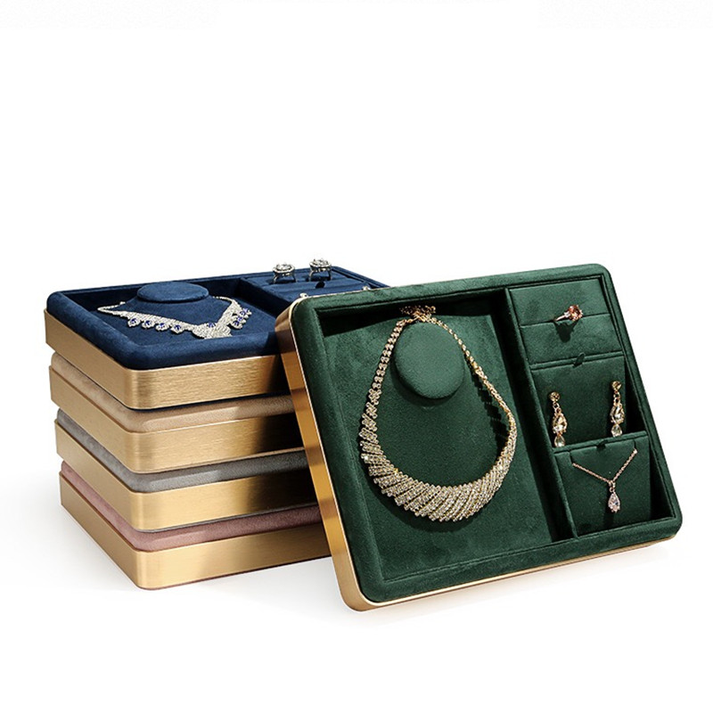 Jewelry Making Organizer - ジュエリーディスプレイ,イヤリング,ネックレス,ペンチ,デントショーのためのメタルベルベットジュエリーオーガナイザーホルダー