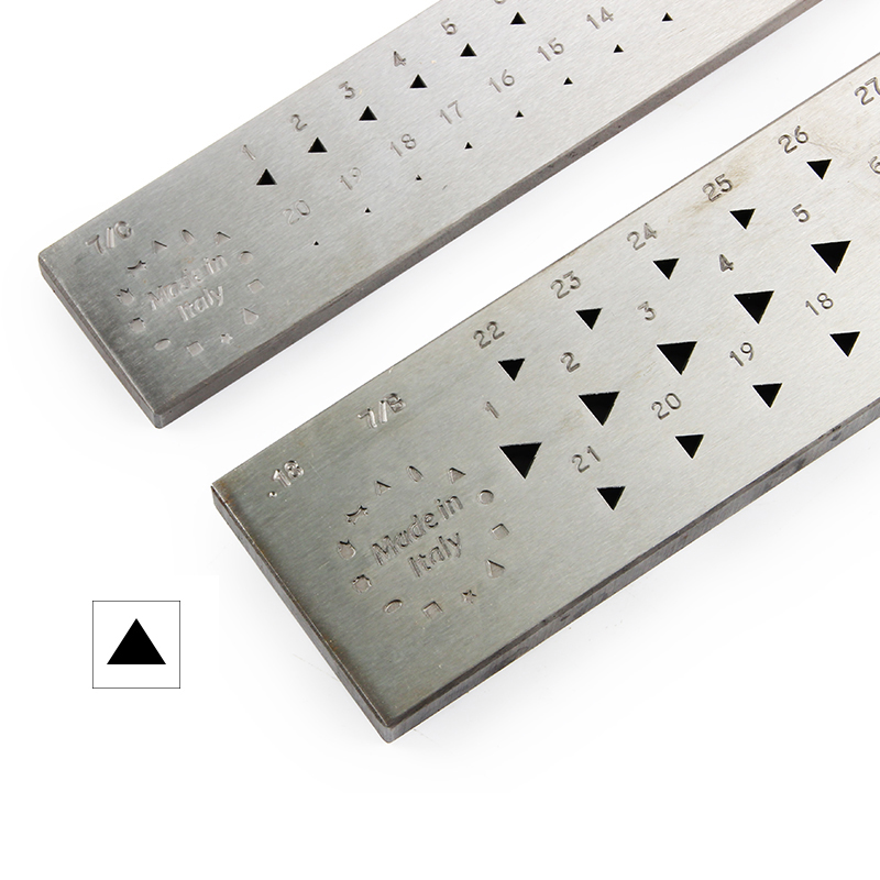 Xtool Jewelry Making - O.M.O イタリア製 スチールトライアングル 87% ドロープレート ジュエリー