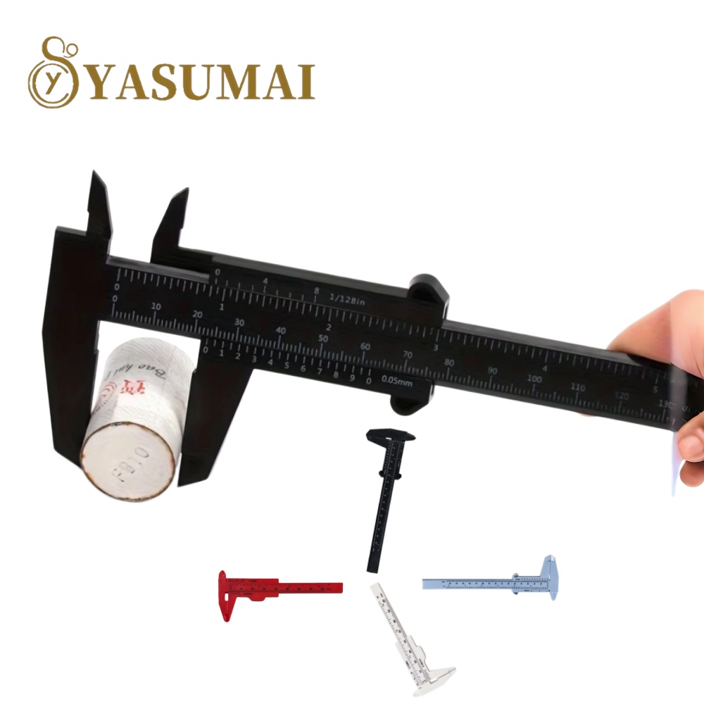 Jewelry Making Experience - YASUMAI デュアルスケールプラスチック製ノギス、ジュエリー製作、DIYクラフト、学生実験用精密測定ツール ﻿