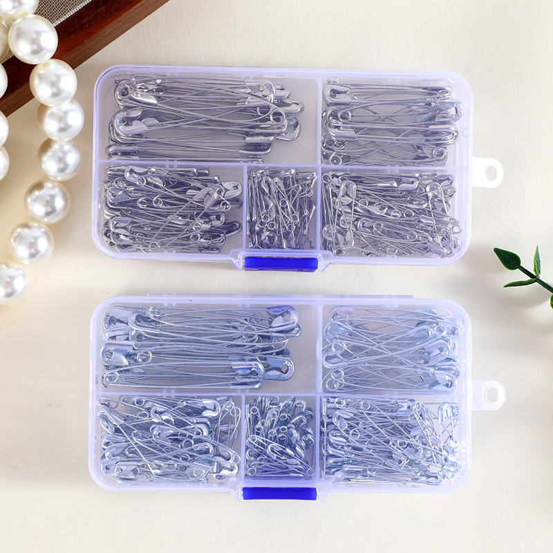 シルバーセーフティピンキット、収納ボックス付き、衣類縫製、ジ - Jewelry Making Organizer のレビューと価格