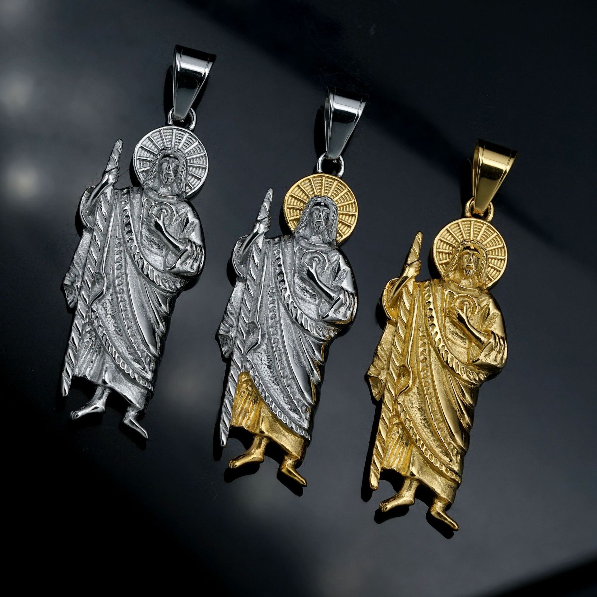 San judas tdeo-ステンレス鋼のネックレスのペン - Jewelry Making Singapore のレビューと価格
