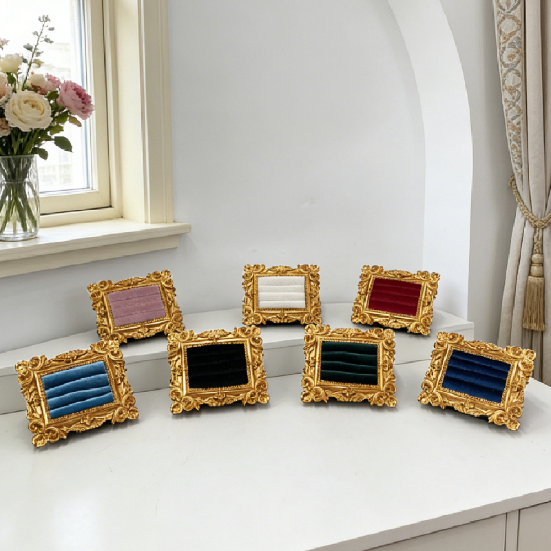 ヴィンテージ額縁リングディスプレイスタンドホームドレッシング - Jewelry Making Organizer のレビューと価格