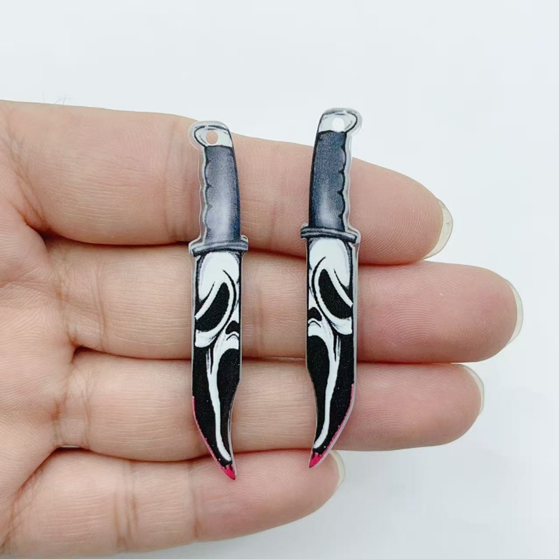 アクリル製ジュエリー10個 ハロウィンペンダント DIYイヤ - Jewelry Making Earrings のレビューと価格