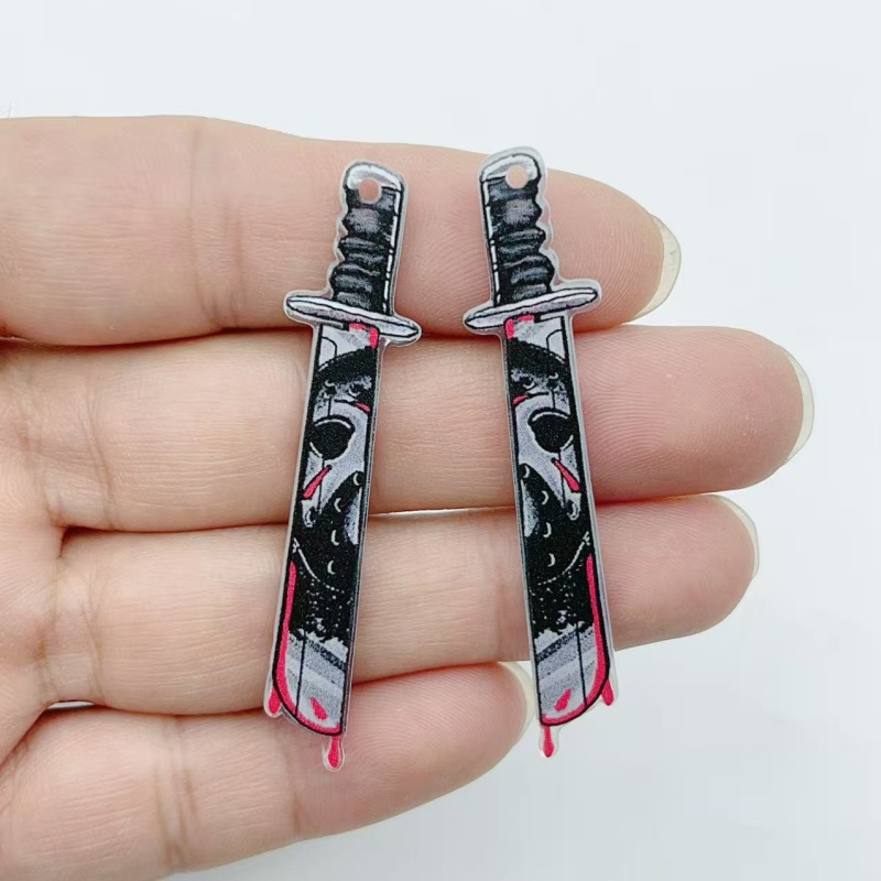 アクリル製ジュエリー10個 ハロウィンペンダント DIYイヤ - Jewelry Making Earrings のレビューと価格