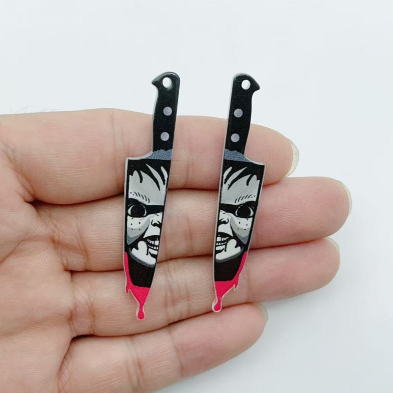 アクリル製ジュエリー10個 ハロウィンペンダント DIYイヤ - Jewelry Making Earrings のレビューと価格