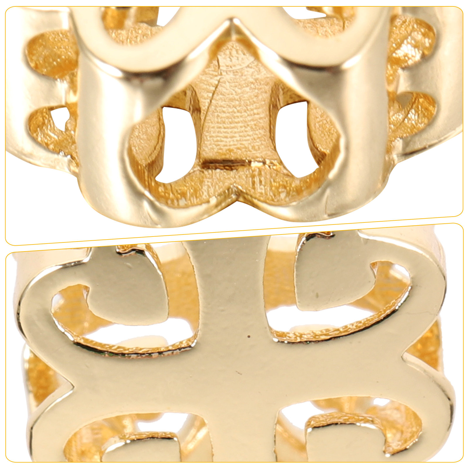 5個入り銅製ビーズ、金メッキ中空、DIYブレスレット、ジュエ - Jewelry Making Ideas With Beads のレビューと価格