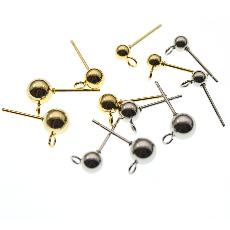 外科用ステンレス鋼のイヤリング,女性用イヤリング,バックル付 - Jewelry Making Loops のレビューと価格