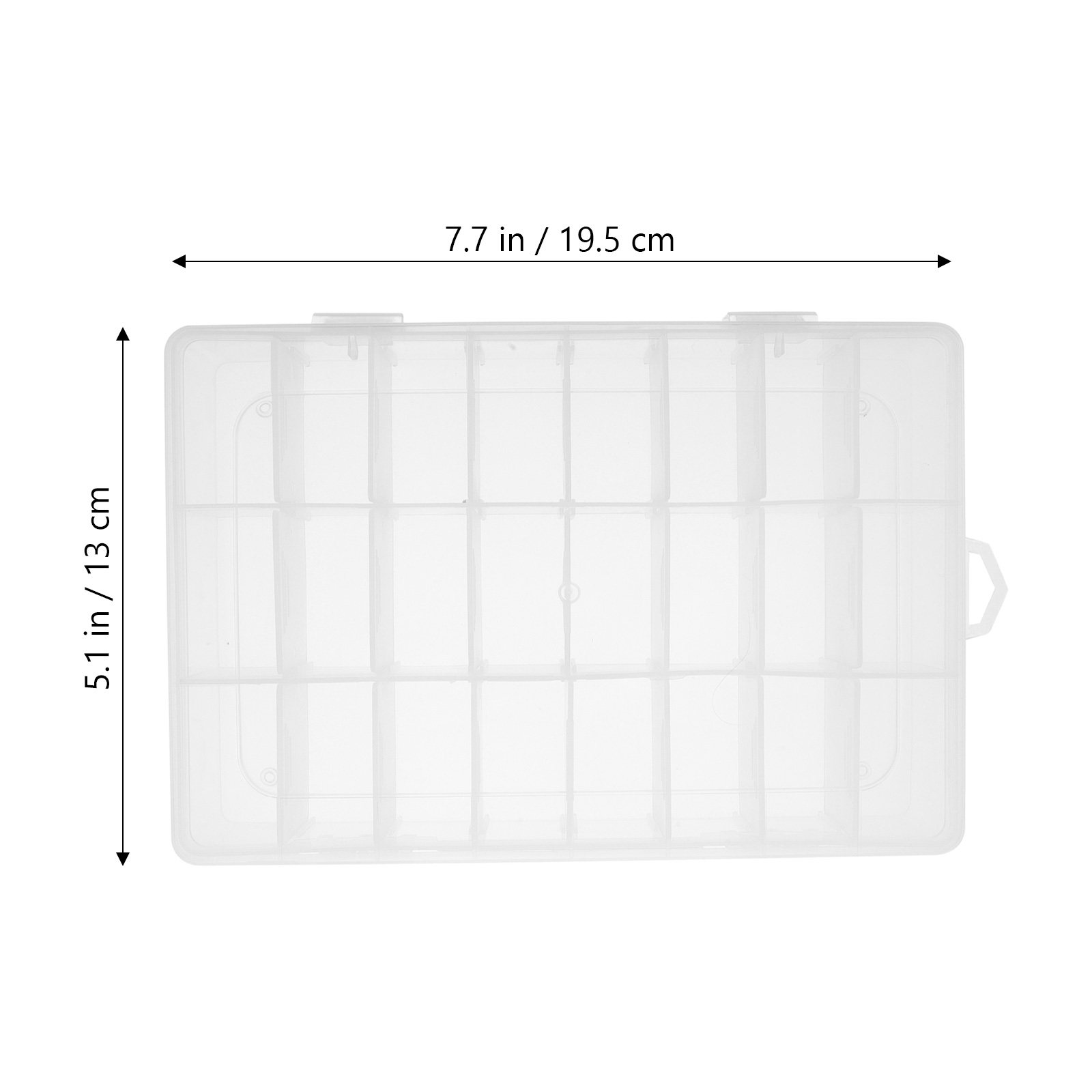2個入り プラスチック製グリッドオーガナイザー収納容器 仕切 - Jewelry Making Organizer のレビューと価格
