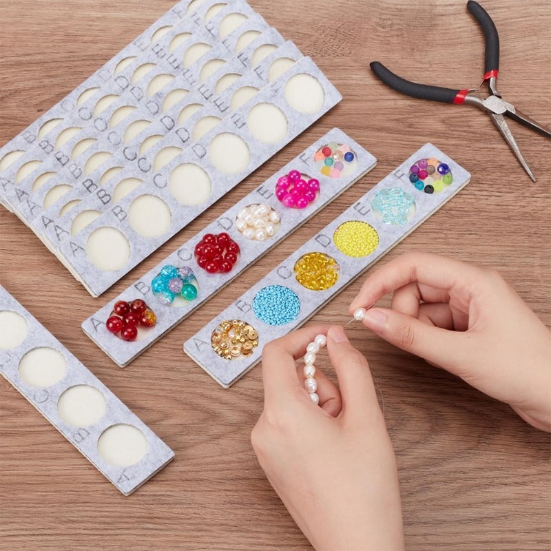 ジュエリー作り用ビーズデザイントレイ,ビーズボード,ビーズマ - Jewelry Making Organizer のレビューと価格