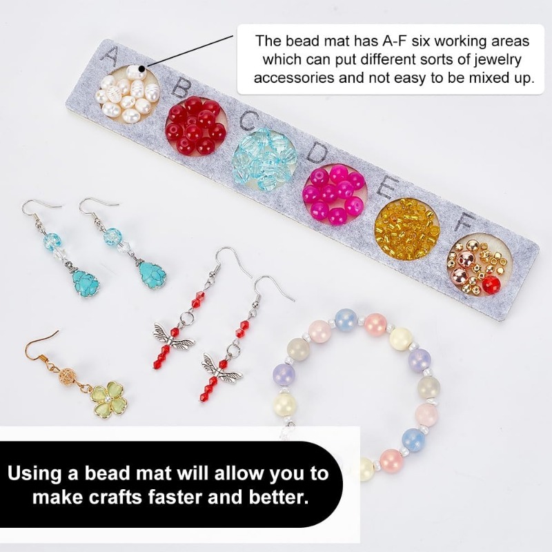 ジュエリー作り用ビーズデザイントレイ,ビーズボード,ビーズマ - Jewelry Making Organizer のレビューと価格