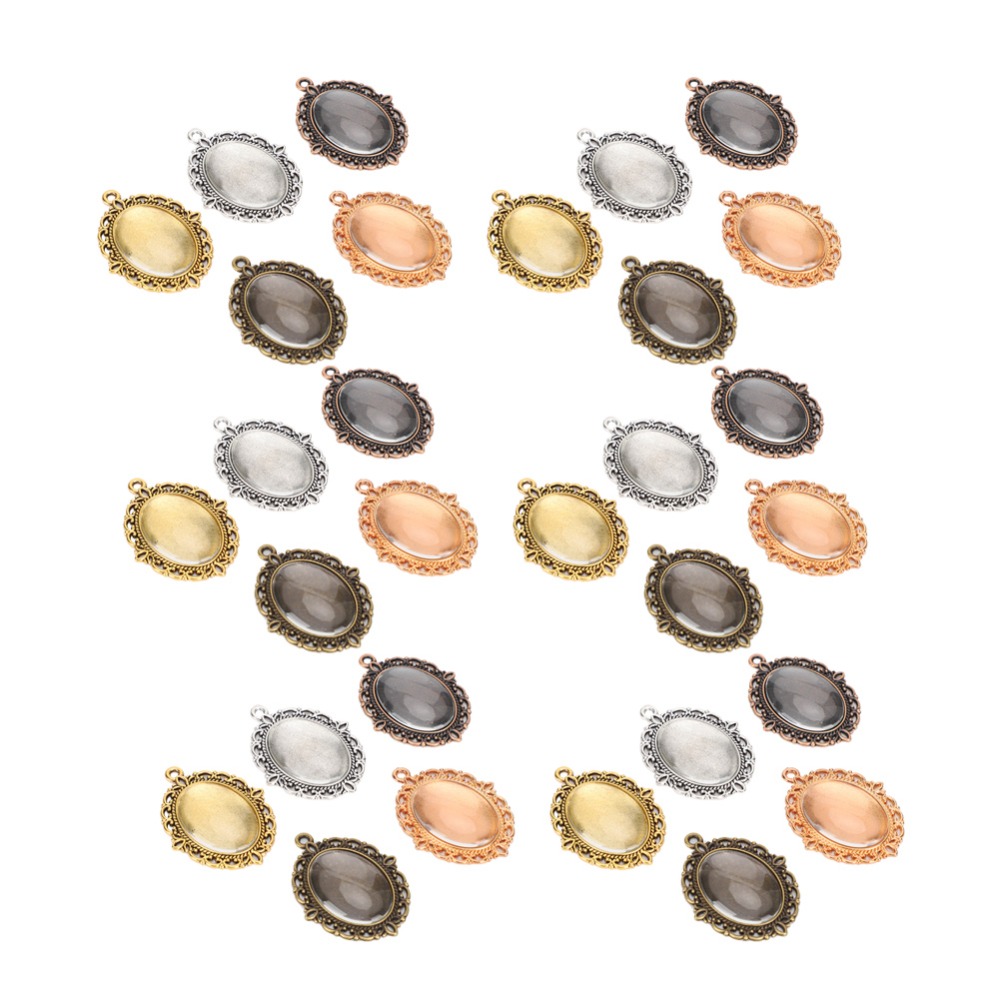 60個入り 簡単に使えるメタル+ガラス製ペンダントトレイ 3 - Xtool Jewelry Making のレビューと価格