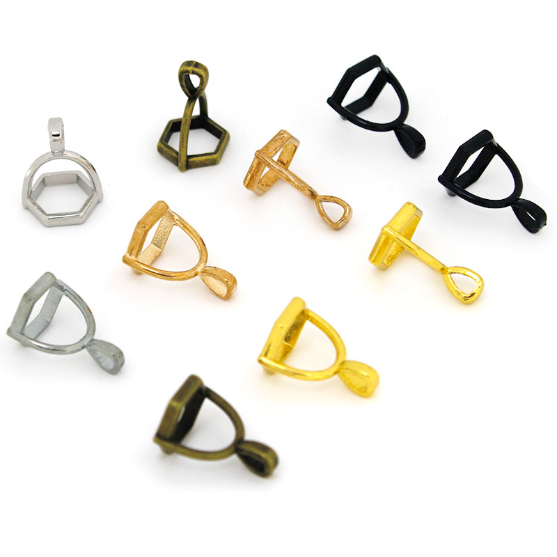 20 個六角形の宝石キャップ天然石クリスタル柱ペンダントキャ - Jewelry Making With Stones のレビューと価格
