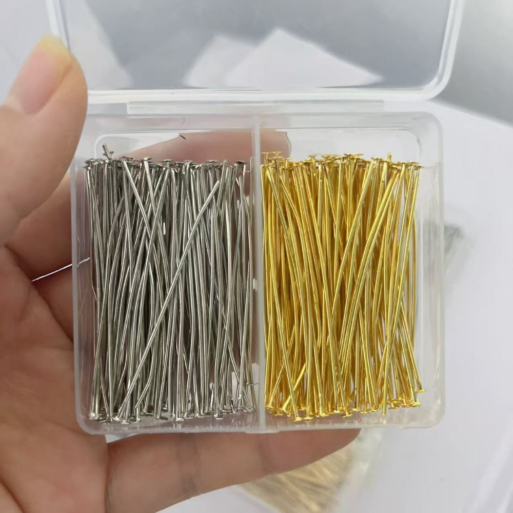 200本入り 30/40/50mm 鉄製針 ボックス入り 卸 - Jewelry Making Box のレビューと価格