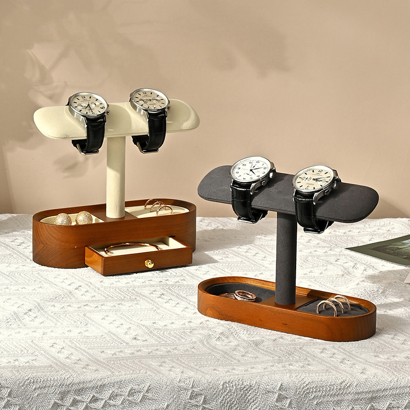 Oirlv 無垢材時計オーガナイザー棚 T バー時計ホルダー - Jewelry Making Box のレビューと価格