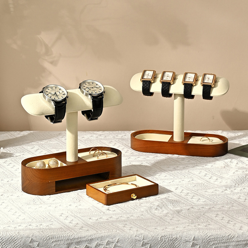 Oirlv 無垢材時計オーガナイザー棚 T バー時計ホルダー - Jewelry Making Box のレビューと価格