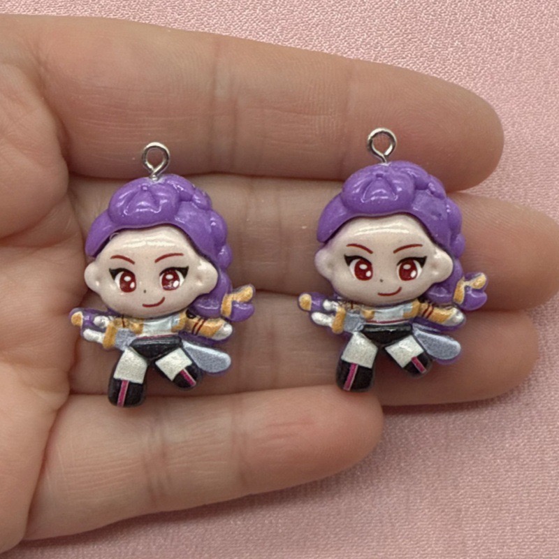 10個入り樹脂製漫画ペンダント、DIYジュエリー製作イヤリン - Jewelry Making Earrings のレビューと価格