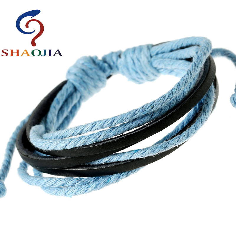 Shaojia新しいファッションホワイト歪んロープ編組ブレス - Jewelry Making Singapore のレビューと価格