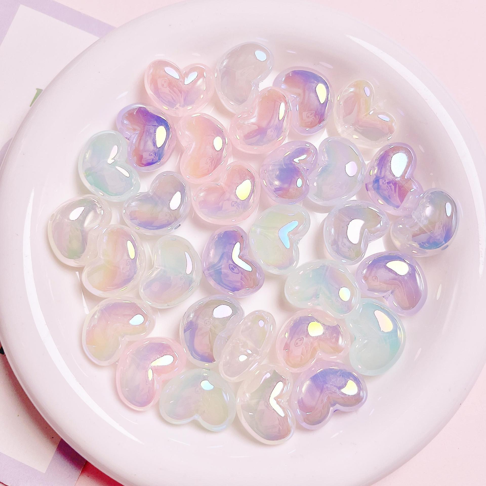 透明なアクリルビーズハート,ブレスレット,ネックレス,ジュエ - Jewelry Making Ideas With Beads のレビューと価格
