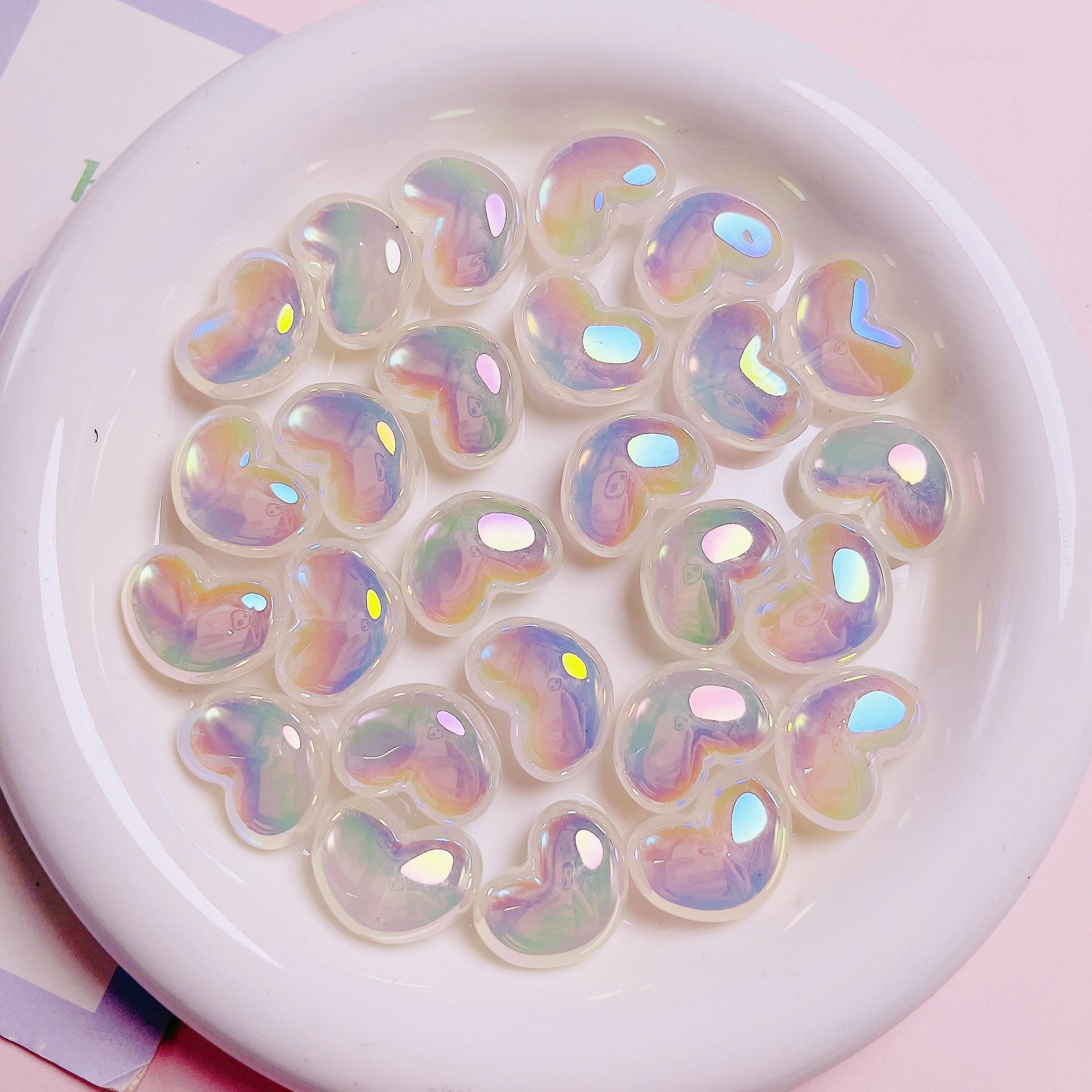 透明なアクリルビーズハート,ブレスレット,ネックレス,ジュエ - Jewelry Making Ideas With Beads のレビューと価格