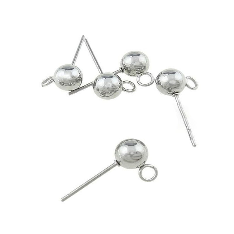 20個入り ステンレス製 3/4/5/6/8mm 丸型ボール - Jewelry Making Loops のレビューと価格