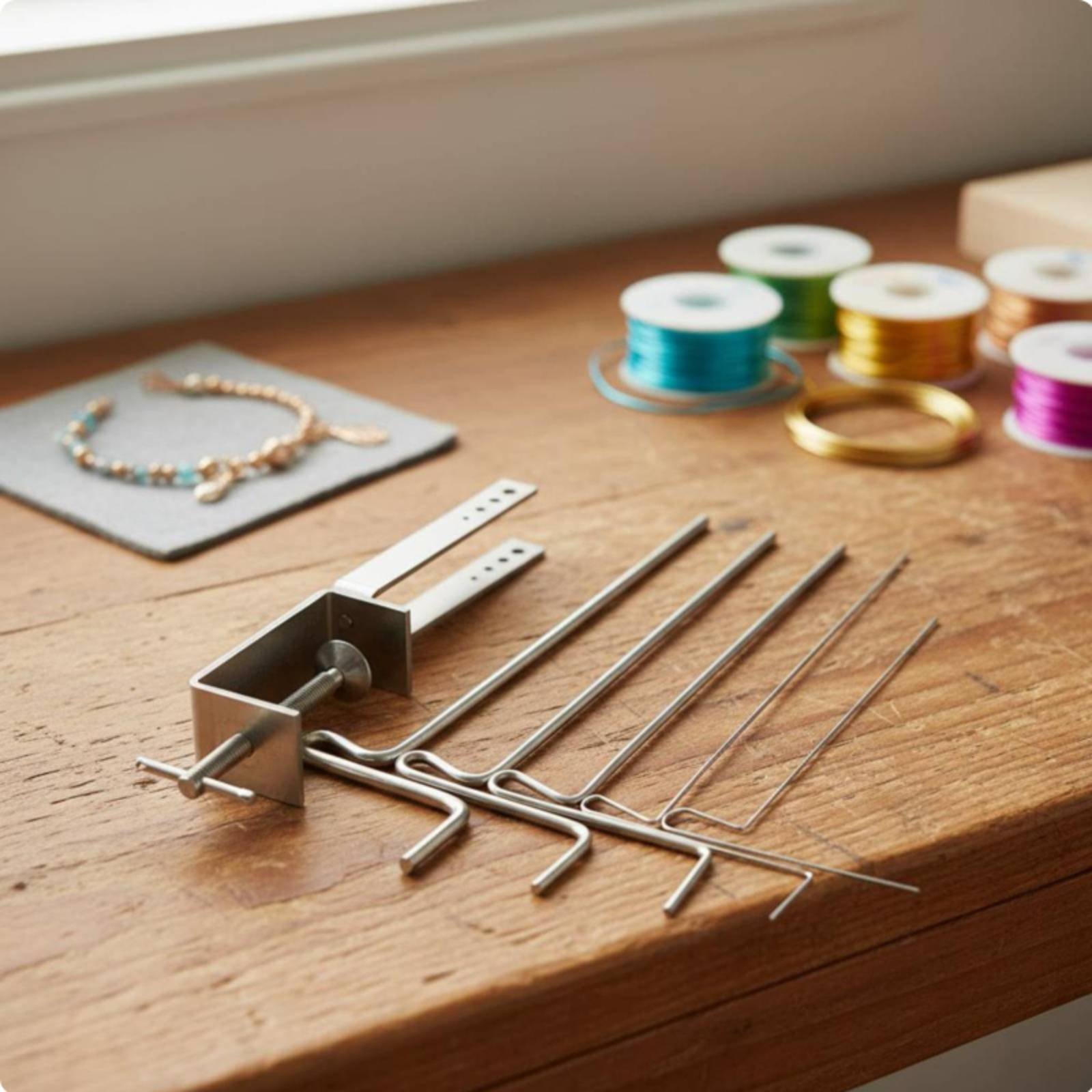 ステップワイヤー ループロッド 頑丈な金属構造 ジュエリーワ - Jewelry Making Loops のレビューと価格