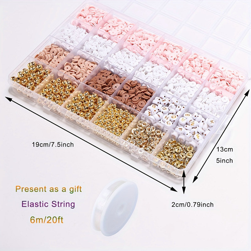 スタイル DIY 粘土ビーズブレスレット作成キット友情ゴール - Jewelry Making For Birthday Party のレビューと価格
