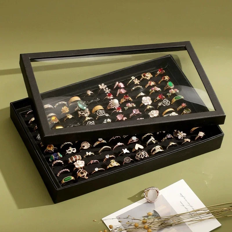 1 セットリングホルダーディスプレイトレイジュエリーオーガナ - Jewelry Making Organizer のレビューと価格