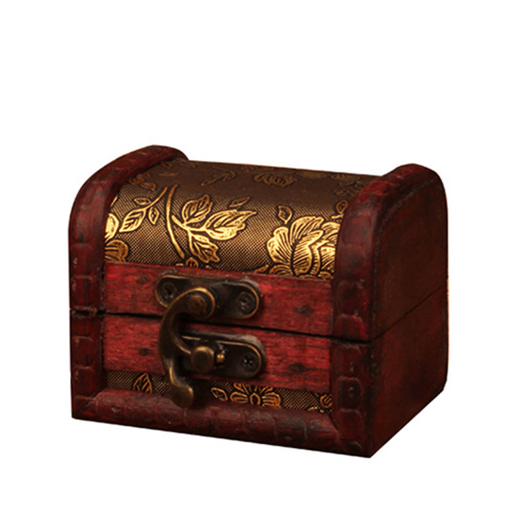中国風のヴィンテージ木製ジュエリーボックスロック付き小物入れ - Jewelry Making Box のレビューと価格