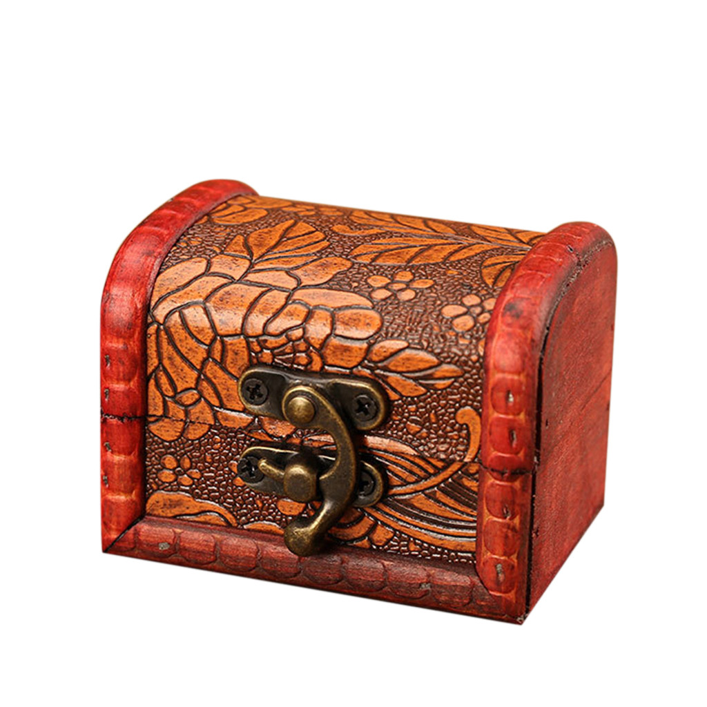 中国風のヴィンテージ木製ジュエリーボックスロック付き小物入れ - Jewelry Making Box のレビューと価格