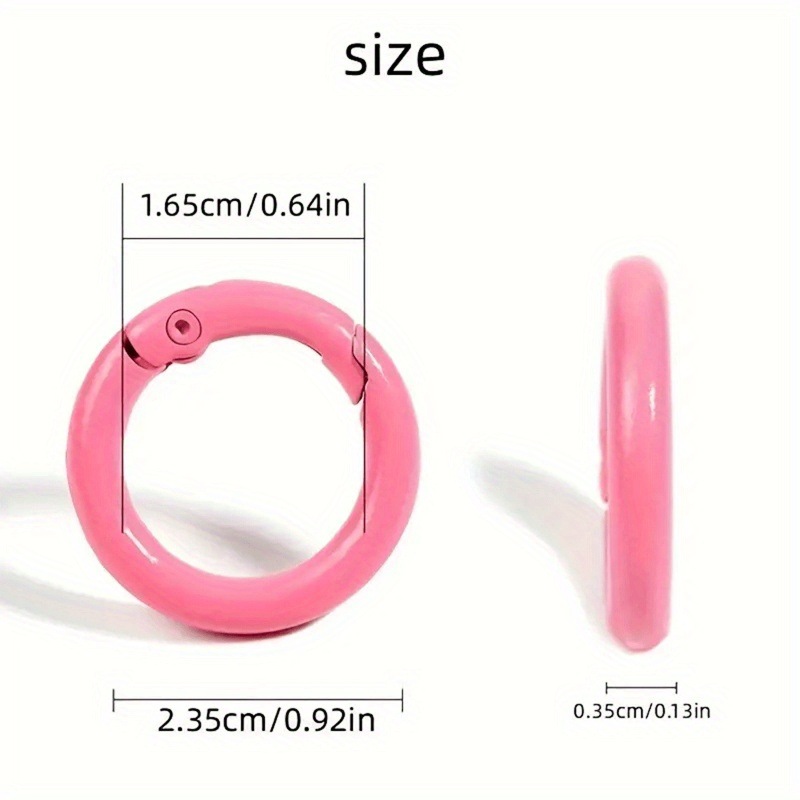 10 個 23.5 ミリメートル金属スプリング O リング、 - Jewelry Making Loops のレビューと価格