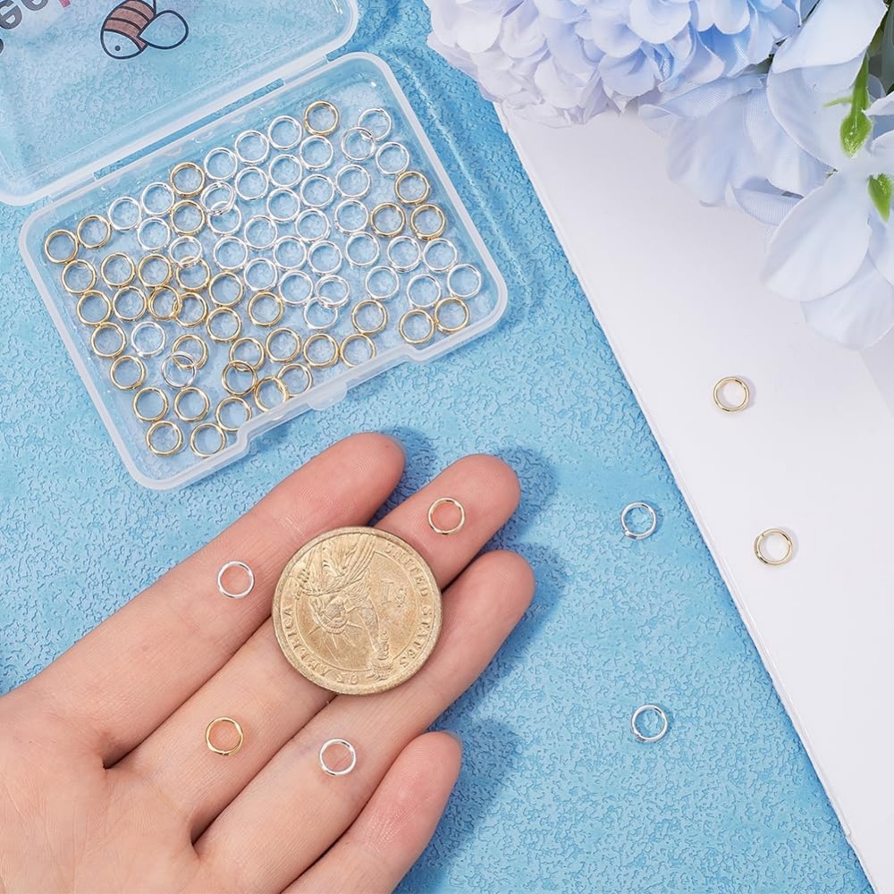 1 ボックス 80 個分割ジャンプリング 24K ゴールドと - Jewelry Making Box のレビューと価格