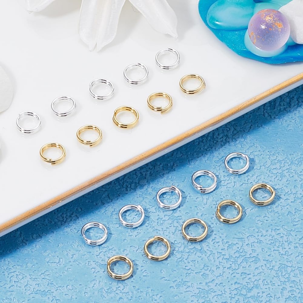 1 ボックス 80 個分割ジャンプリング 24K ゴールドと - Jewelry Making Box のレビューと価格