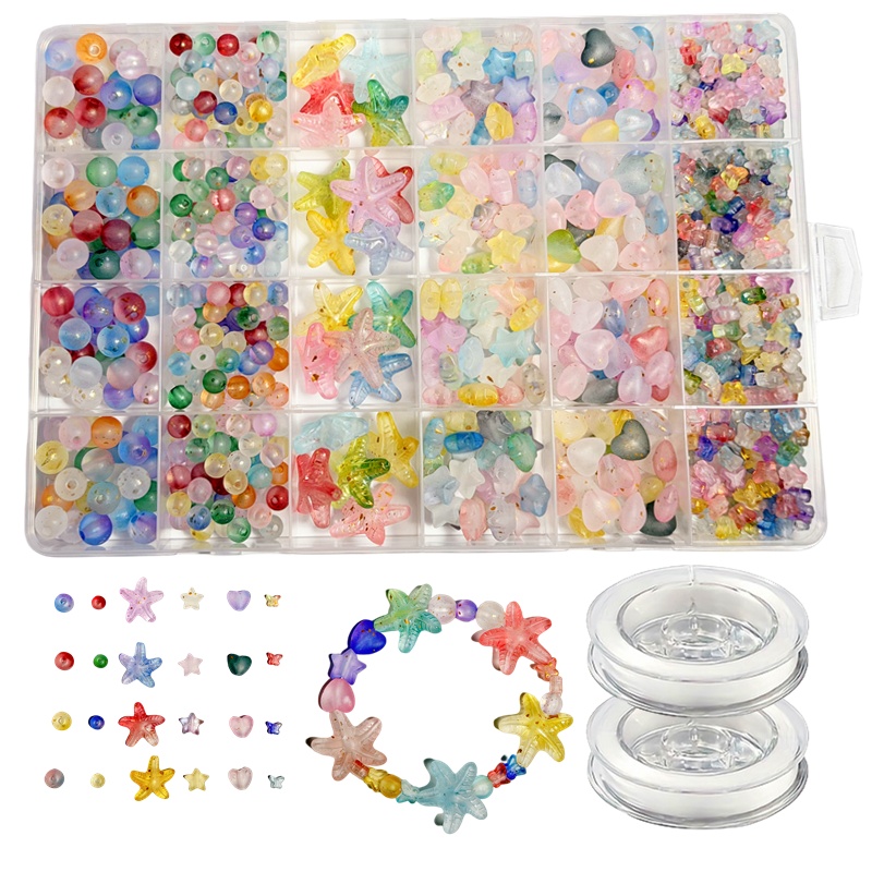 7-19mm 825個 マットグラデーション ルースゴールド - Jewelry Making Box のレビューと価格