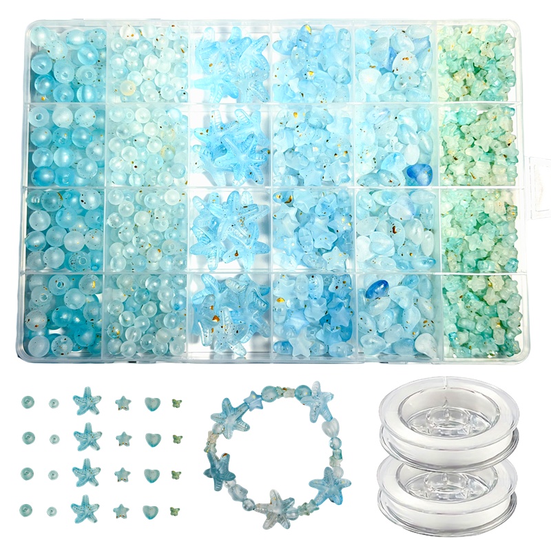7-19mm 825個 マットグラデーション ルースゴールド - Jewelry Making Box のレビューと価格