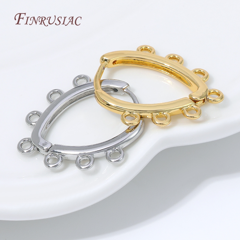 18K金メッキハギーイヤリング、マルチアウターループ、オープ - Jewelry Making Loops のレビューと価格