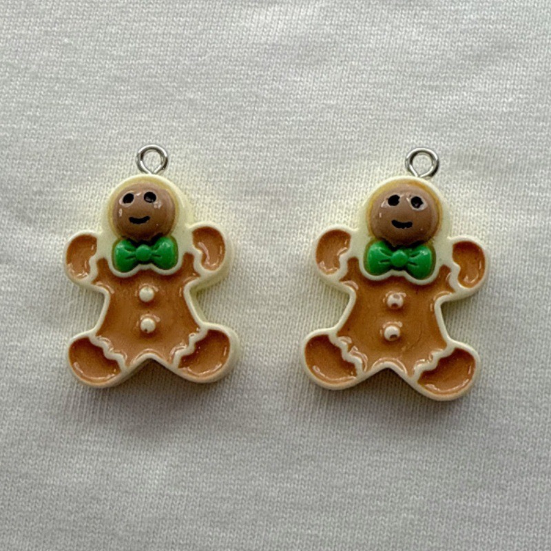 10 個クリスマス漫画シリーズ樹脂ペンダント DIY ジュエ - Jewelry Making Earrings のレビューと価格