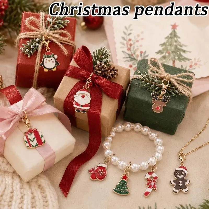 クリスマスキーホルダーペンダントDIYミックスジュエリーメイ - Jewelry Making Organizer のレビューと価格