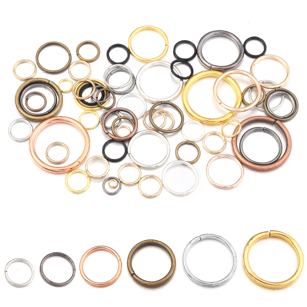50-200 ピース/ロット 3-20 ミリメートルシングル - Jewelry Making Loops のレビューと価格
