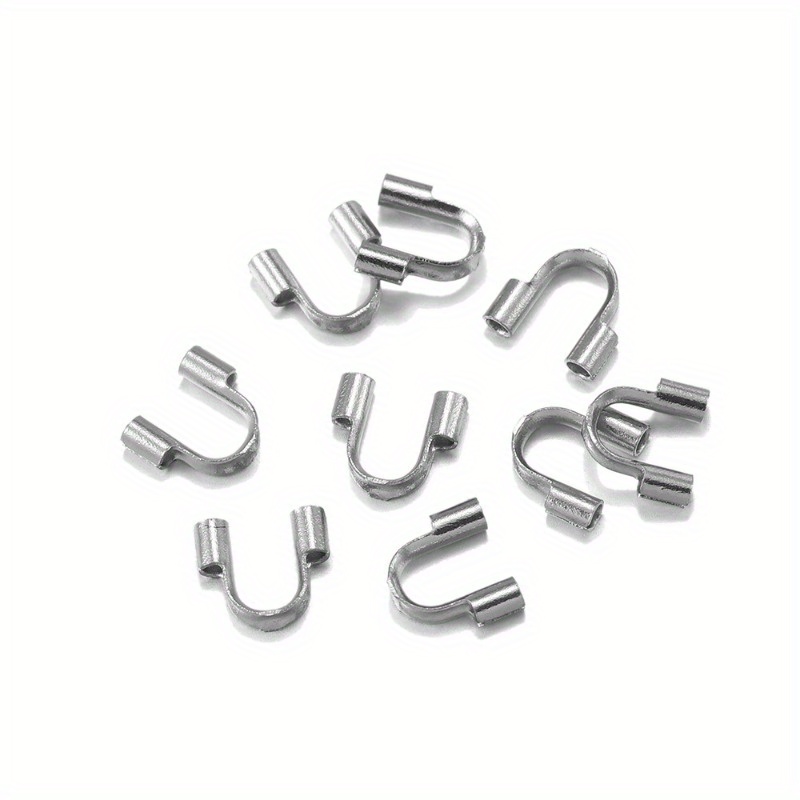 100-300 個 3X4mm ワイヤープロテクター ワイヤ - Jewelry Making Loops のレビューと価格